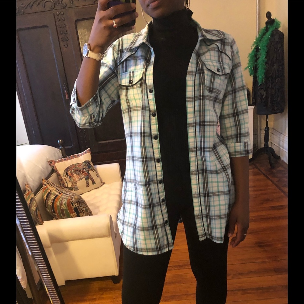 White Flannel Shirt
